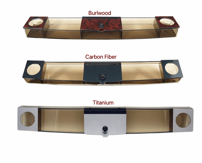 Beverage Tray - PRECEDENT / ONWARD  - TITANIUM - 38" LONG