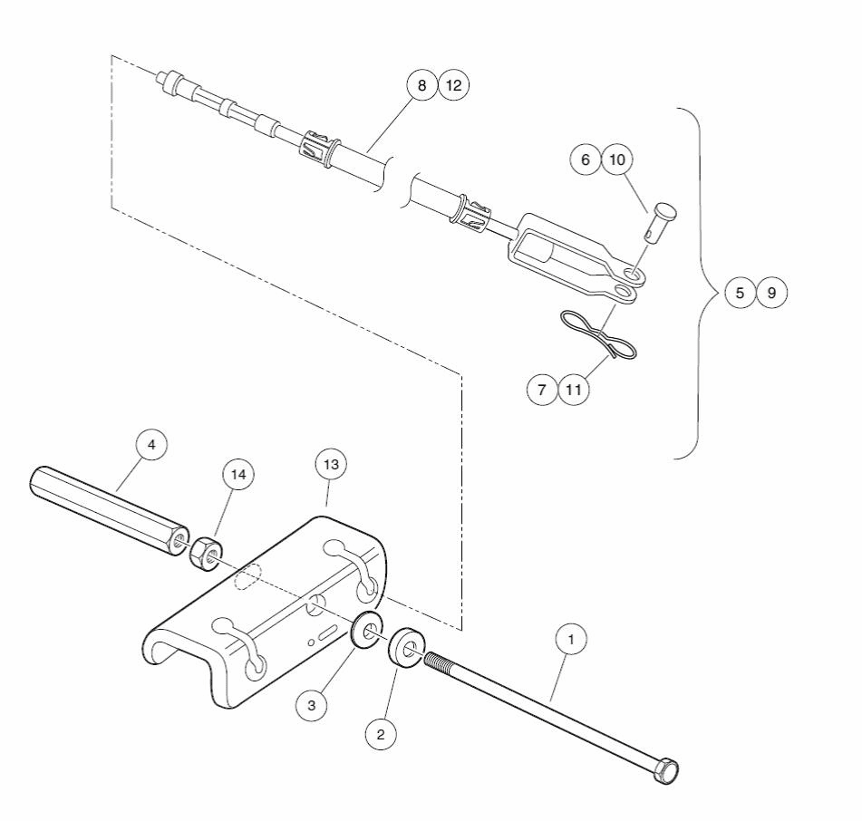 Brake Cable Hex Adjusting Nut