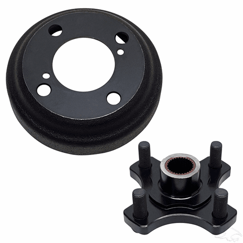 Brake Drum Kit, E-Z-Go RXV 08+, TXT 4 Cycle 91+ (Not for ST350)