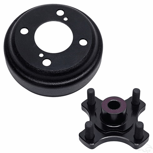 Brake Drum Kit, E-Z-Go TXT Electric 82+, 2 Cycle 82-93