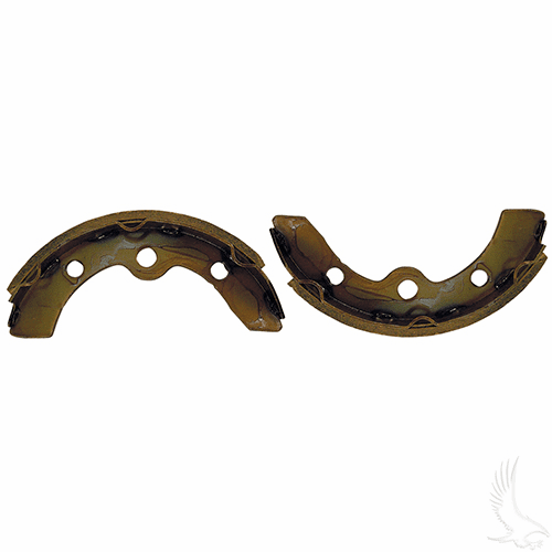 Brake Shoes, SET OF 2, Short Front, E-Z-Go 87-96, 09+, Club Car Prec/DS 95+, Yam G1/G2/G8 82-94