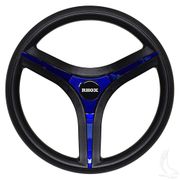 Brenta ST Steering Wheel, Blue Insert, E-Z-Go Hub