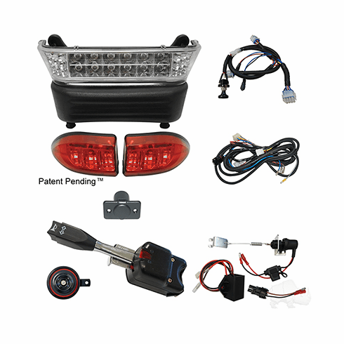 Build Your Own LED Light Bar Kit, Club Car Precedent, Electric 08.5+, 12-48v (Standard, Linkage)