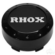 Center Cap, Black, Shallow Well
