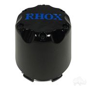 Center Cap, Black with Blue RHOX