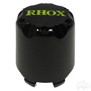 Center Cap, Black with Green RHOX