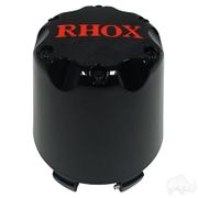 Center Cap, Black with Red RHOX