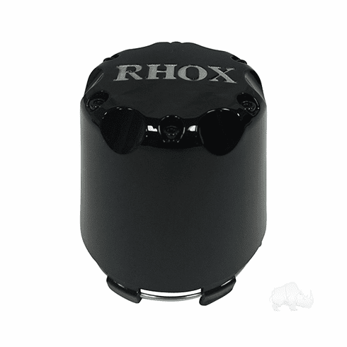 Center Cap, Black with Silver RHOX