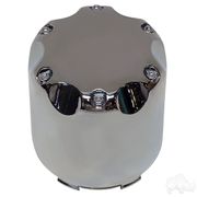Center Cap. Chrome, Snap-In Style