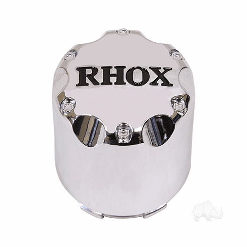 Center Cap, Chrome with Black RHOX