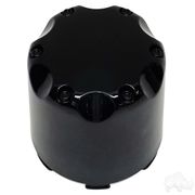 Center Cap, Gloss Black, Snap-In Style