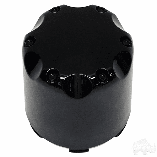 Center Cap, Gloss Black, Snap-In Style