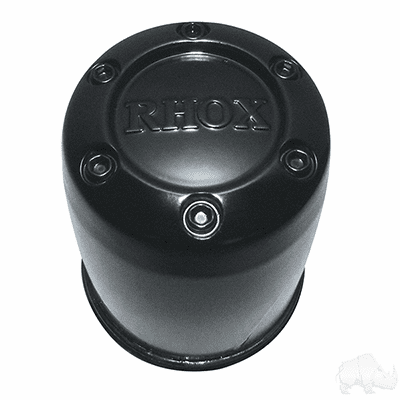 Center Cap, RHOX Black Plastic 2.65"