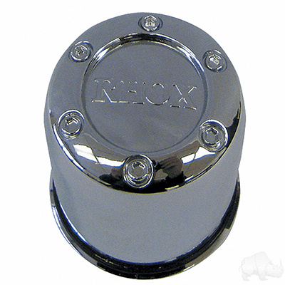 Center Cap, RHOX Chrome Plastic 2.65"