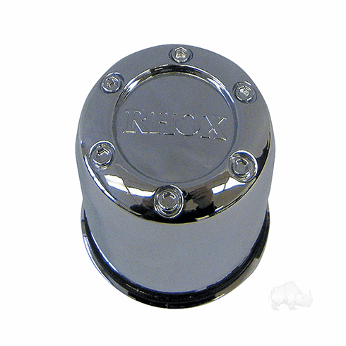 Center Cap, RHOX Chrome Plastic 2.65"