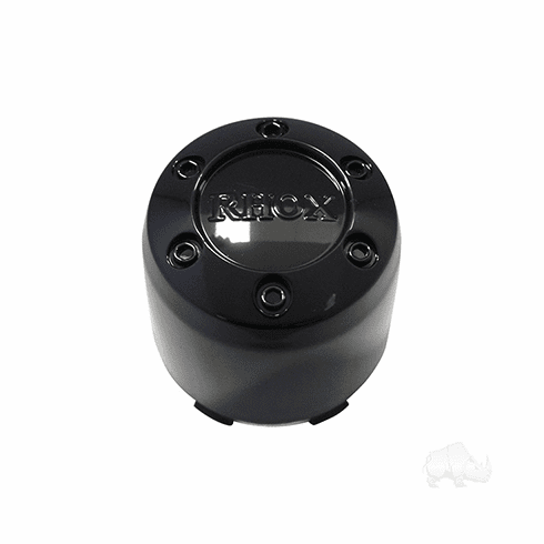 Center Cap, RHOX Snap-in Black Plastic 2.65"