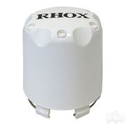 Center Cap, White with Black RHOX
