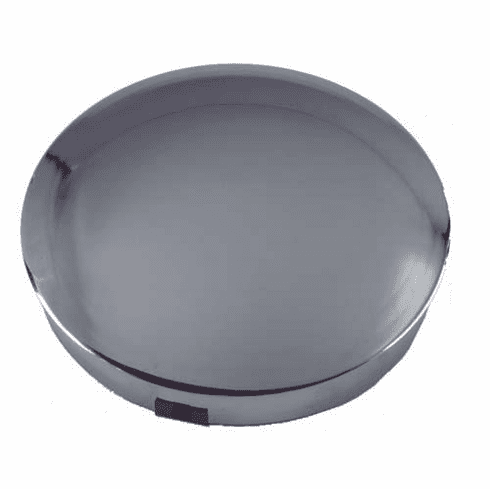 Chrome Moon Hub Cap. Years 6"  Wheel Opening