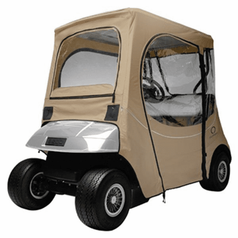 Classic Accessories Custom Fit EZGO Khaki Enclosure (Models TXT & RXV)