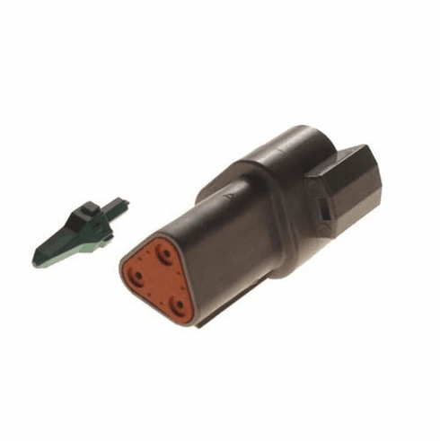 Club Car 3-Pin Receptacle & Wedge Lock (Years 2000-2005)