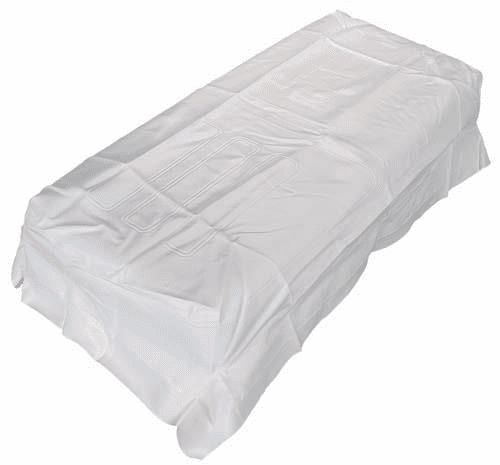 Club Car DS White Seat Bottom Cover (Years 1979-1999)