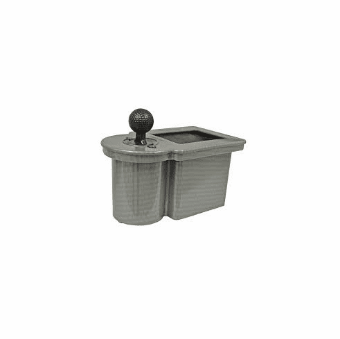 CLUB CLEAN BALL AND CLUB WASHER - TITANIUM WITH UNIVERSAL BRACKET KIT