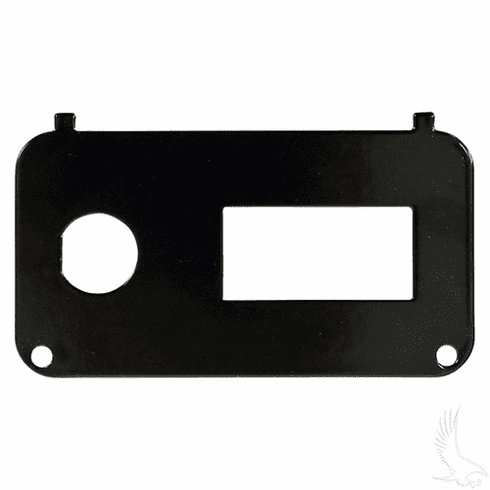 Console Plate, Key Switch w/ State of Charge Meter, E-Z-Go TXT/Medalist