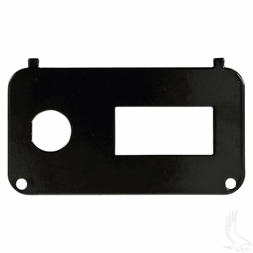 Console Plate, Key Switch w/ State of Charge Meter, E-Z-Go TXT/Medalist