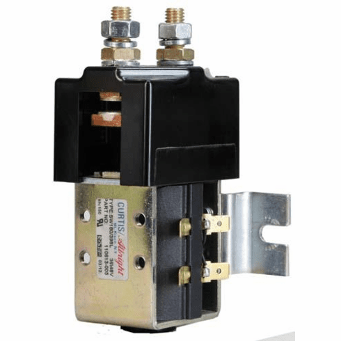 Curtis 36 Volt Heavy Duty High Amp Solenoid w/Bracket