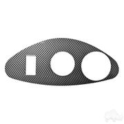 Dash Cover Plate, Carbon Fiber, E-Z-Go RXV Freedom