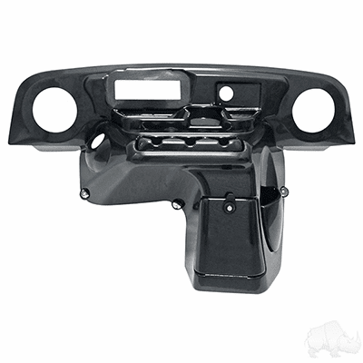 Dash, Deluxe with Radio/Speaker Cutout, Carbon Fiber, E-Z-Go TXT 94-13, 14+ with Modification