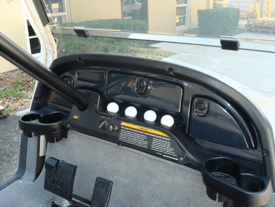 Dashboards - Club Car Precedent (2004-2007)  - Carbon Fiber