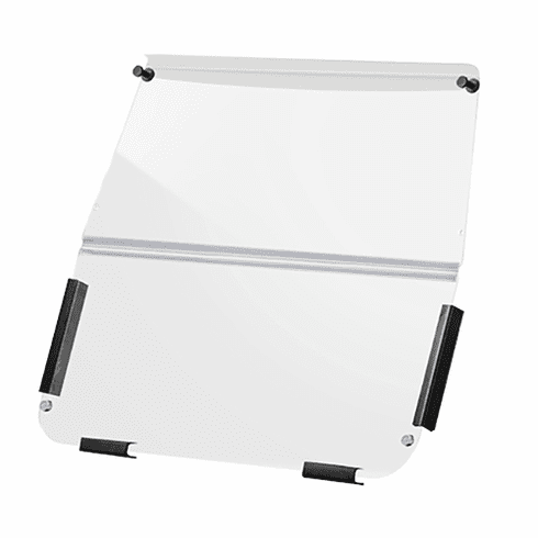 DoubleTake Acrylic Windshield with Magnetic-Catch, Factory Body, Club Car DS New Style 00+, Clear