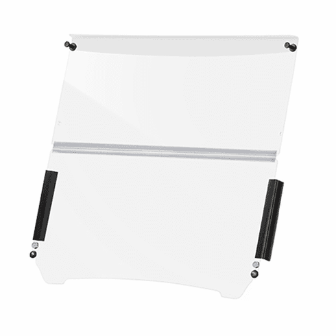 DoubleTake Acrylic Windshield with Magnetic-Catch, Factory Body, Yamaha Drive, Clear