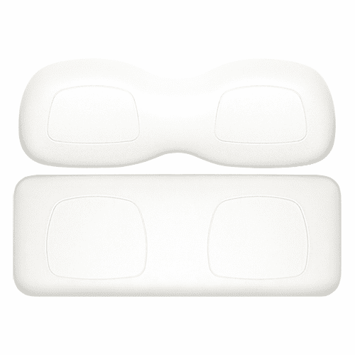 DoubleTake Classic Rear Cushion Set, E-Z-Go RXV/TXT 96+, Club Car DS, White