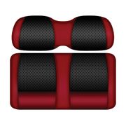 DoubleTake Clubhouse Front Cushion Set, E-Z-Go RXV 08+, Black/Ruby