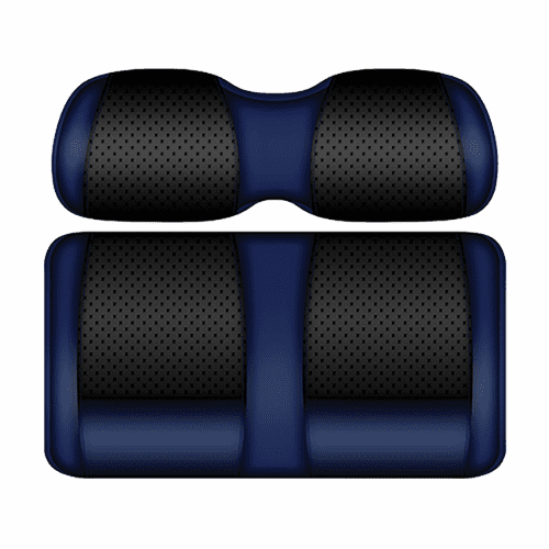 DoubleTake Clubhouse Front Cushion Set, E-Z-Go TXT 96+, Black/Navy