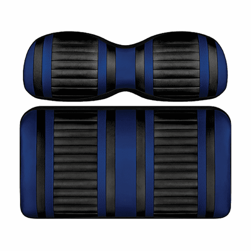 DoubleTake Extreme Front Cushion Set, Club Car DS New Style 00+, Black/Blue
