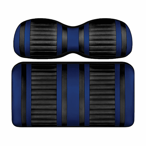 DoubleTake Extreme Front Cushion Set, Club Car DS New Style 00+, Black/Blue