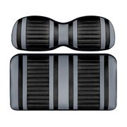 DoubleTake Extreme Front Cushion Set, Club Car DS New Style 00+, Black/Silver