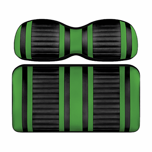 DoubleTake Extreme Front Cushion Set, Club Car Precedent 04+, Black/Lime