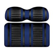 DoubleTake Extreme Front Cushion Set, E-Z-Go RXV 08+, Black/Blue