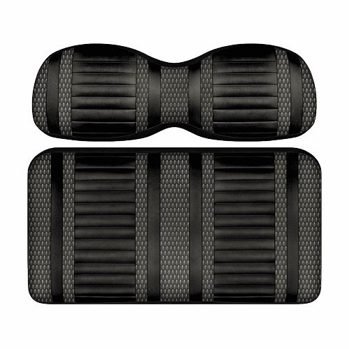DoubleTake Extreme Front Cushion Set, E-Z-Go RXV 08+, Black/Graphite