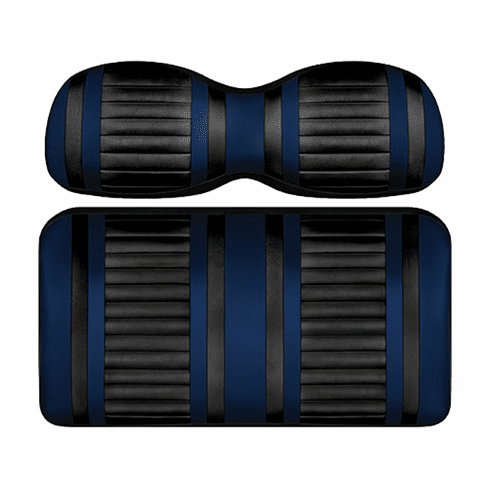 DoubleTake Extreme Front Cushion Set, E-Z-Go RXV 08+, Black/Navy