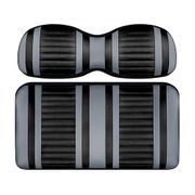 DoubleTake Extreme Front Cushion Set, E-Z-Go RXV 08+, Black/Silver