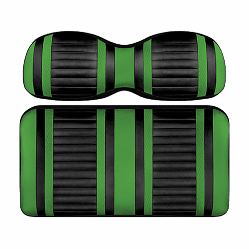 DoubleTake Extreme Front Cushion Set, E-Z-Go TXT 96+, Black/Lime