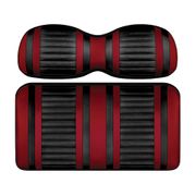 DoubleTake Extreme Front Cushion Set, E-Z-Go TXT 96+, Black/Ruby