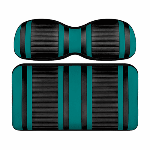DoubleTake Extreme Front Cushion Set, Yamaha Drive2, Black/Teal