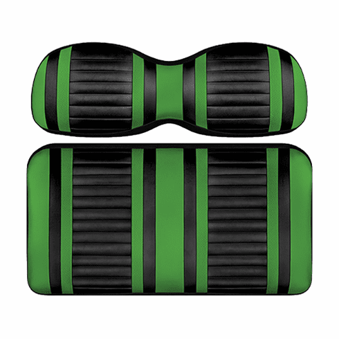 DoubleTake Extreme Seat Pod Cushion Set, Club Car DS New Style 00+, Black/Lime