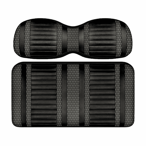 DoubleTake Extreme Seat Pod Cushion Set, E-Z-Go RXV 08+, Black/Graphite